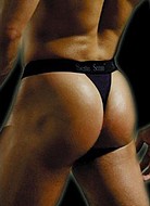 Athletic men's thong, high quality cotton